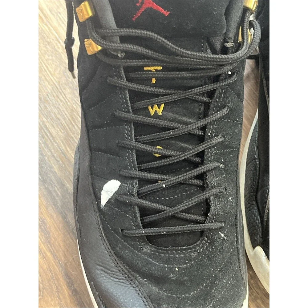 Nike Air Jordan 12 Retro Reverse Taxi 2019 Black Gold 130690-017 Men’s 11.5
